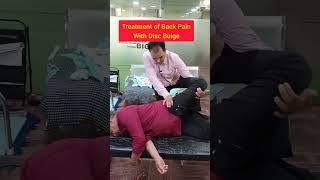 Treatment of back pain with L4-L5,L5-S1 Disc Bulge #backpaintreatment #backpainrelief #youtubeshorts