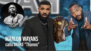 Marlon Wayans calls Drake Thanos in beef vs Kendrick Lamar (Big Boy TV interview)