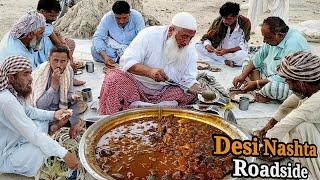 On The Ground Mini Dhaba Breakfast | Viral Street Food Videos Collection in D.G.Khan Pakistan