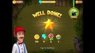 Gardenscapes Level 4121 With No Boosters - Hard Level - Mysteries Of The North Expedition