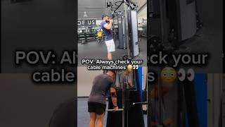 POV: ALWAYS CHECK YOUR MACHINES!!? 