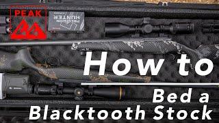 How to Bed a Peak 44 Carbon Fiber Stock - Rem 700 Action