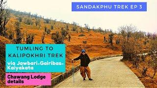 Kalipokhri | Sandakphu Trek EP3| Tumling to Kalipokhri Trek Route via Gairibas | Kalipokhri Homestay