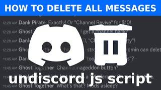 How To Delete All Messages On Discord (Clear Chat History DM)