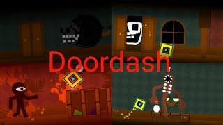 Doordash ремейк моего уровня Doors | Geometry dash