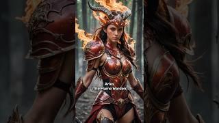 #ai imagines Zodiac Signs as Warriors #marvel #shorts