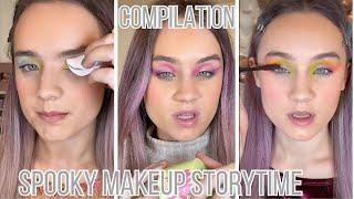 SCARY MAKEUP STORYTIME COMPILATION OF SCARY MAKEUP VIDEOS JULY 2024 SPOOKY MAKEUP STORY NATALIE JADE