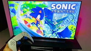 Lg Oled C2 + Sonic Frontiers | PS5 Slim Gameplay 4K 120Hz HDR | Best Gaming TV Test