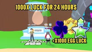 I Hatched the New Egg O’ Colossals with x1000 Luck for 24 Hours! | Bubble Gum Emperors