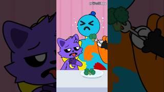 How CatNap and Doey Eat Broccoli (Poppy PlayTime) | Wolf Joe
