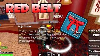 RED BELT "Dojo Trainer" - Blox Fruits Dragon Update