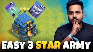 Clash of Clans Townhall 12 Attack Strategy | Th12 No Iq Easy 3 Star Army