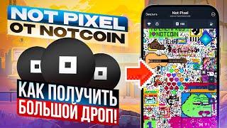 Not Pixel от Notcoin раздаст тоже БОЛЬШОЙ ДРОП. Как играть в Not Pixel лучше других. Обзор игры.