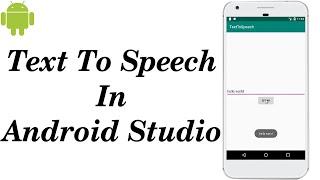 How To Convert Text to Speech in Android Studio | Text to Speech in Android Studio | How to
