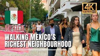  Mexico City Walking Tour - Polanco Mexico City Luxury Neighbourhood [4K HDR / 60fps]