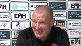 Brian Rice - Media Conference ahead of Rangers