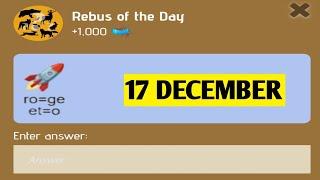 Rebus Of The Day Zoo 17 December | Zoo Rebus Of The Day | Rebus Of The Day X Empire