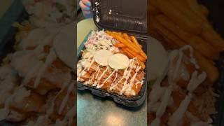 The FRIED SHRIMP HALAL PLATTER from Krazy Grill in the Bronx, NYC!  #DEVOURPOWER #halal