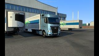 Euro Truck Simulator 2. КАМАЗ 54901. Казахстан - Россия. Уральск - Саратов. Сыр