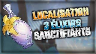 LOCALISATION DE 3 ELIXIRS SANCTIFIANTS | Comment les obtenir ?! GUIDE & EXPLICATION | Genshin Impact