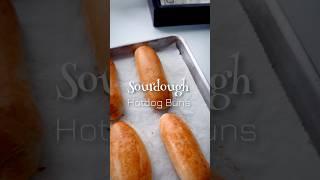 Sourdough Hotdog Buns Recipe, easy step by step link below ️