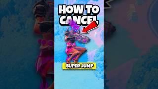 Canceling SUPER JUMP in Fortnite