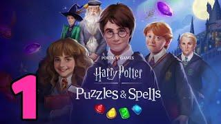 Harry Potter: Puzzles & Spells (By Zynga) Gameplay Part 1 - Level 1- 2 / opening (Android IOS)