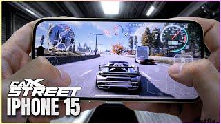 iPhone 15 CarX Street Gaming test | Apple A16