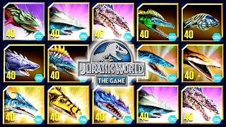 ALL SURFACE AQUATICS MAX LEVEL 40 (JURASSIC WORLD)