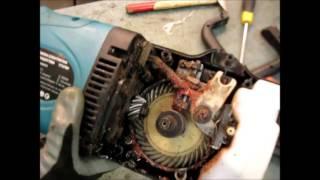 Ремонт Электропилы(ТРЕСК ПРИ РАБОТЕ ). Замена шестерни 2.Repair of the electric saw Gear replacement