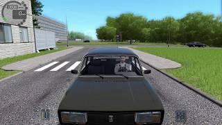 Везем васька к ветеринару в city car driving+ играем на руле! [рп ситуация]