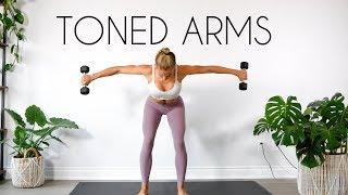 10 MIN TONED ARMS WORKOUT (At Home Minimal Equipment)