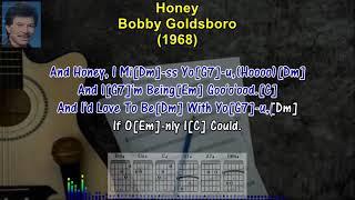 Honey - Bobby Goldsboro(1968)(Karaoke Sing-A-Long Lyrics & Guitar Chords) #oldies #vinyl #gold #rare