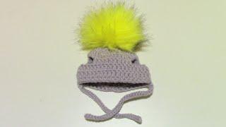 HOW TO MAKE A CROCHET KNIT (DOG-CAT) HAT? PET HAT MADE !!!