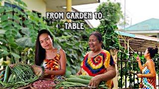 Abundant Harvest Organic Vegetables From The Garden | Authentic Village Cooking