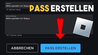 Roblox Gamepass erstellen für PLS Donate Deutsch | Pass in PLS Donate verkaufen