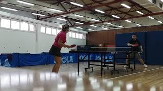 Tibhar Grass D.TecS OX  testing, training match points - table tennis 2019.