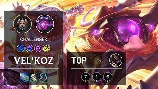 Vel'Koz Top vs Darius - EUNE Challenger Patch 10.11