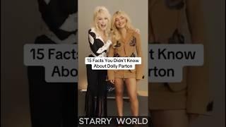 Did You Know? 15 Lesser-Known Facts About Dolly Parton! #Shorts️#celebrity #dollyparton #trending