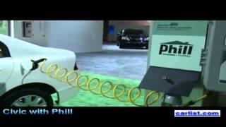 Honda Civic GX Natural Gas with Phill the home refueling at the 2006 Los Angeles Auto show LAAS
