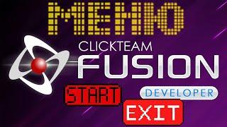 КАК ДОБАВИТЬ В ИГРУ ПРОСТОЕ МЕНЮ | УРОК CLICKTEAM FUSION 2.5 DEVELOPER