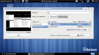 Screen video recorder in kali linux