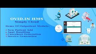 OVID.IN HMS- Hospital Management System - New Patient Add , Appointment Handling