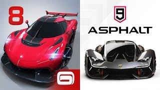 Asphalt 8: Airborne VS Asphalt 9 Legends