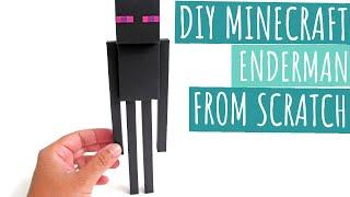 DIY Minecraft Enderman From Scratch | Minecraft Papercraft Enderman | Paper Crafts