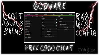 GODWARE | BEST FREE UNDETECTED CS:GO CHEAT | RAGE/LEGIT