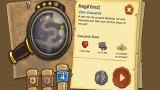 Kingdom Rush - Fungal Forest (Bonus Level) Iron Challenge Hard/Veteran Difficulty Walkthrough