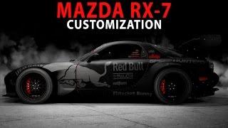 NFS 2015 - RedBull RocketBunny Mazda RX-7 (Cinematic / Drift / Speed Art / Customization / PC)