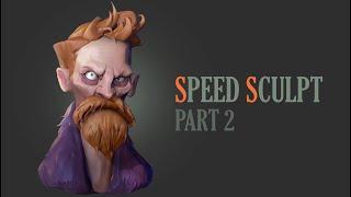 SpeedScukpting of Redhead. Part 2