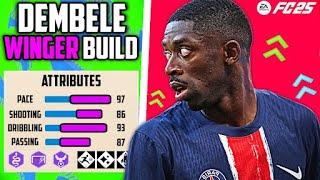 META 5⭐5⭐! BEST OUSMANE DEMBELE WINGER BUILD EA FC 25 Pro Clubs